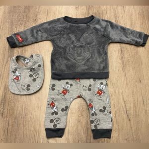 Disney Baby Mickey Fleece Sweatshirt and Matching Pants Set 12 Months